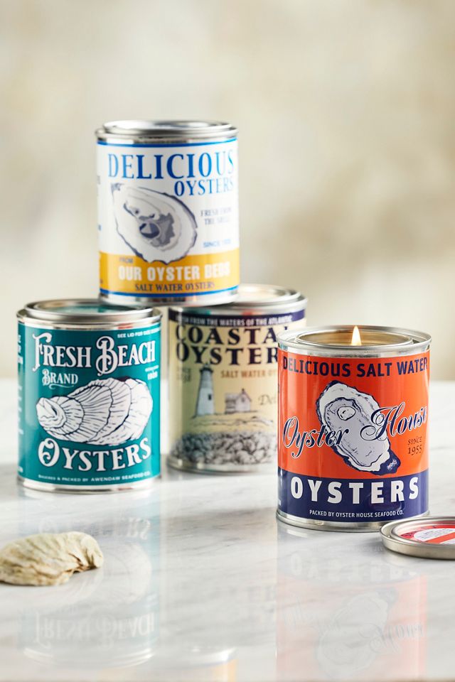 Oyster Can Candle #1