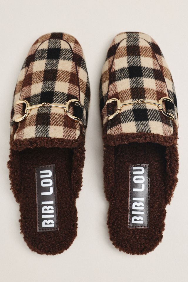 Bibi Lou Shearling Horsebit Mules #1