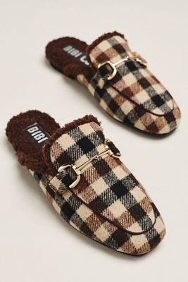 Bibi Lou Shearling Horsebit Mules
