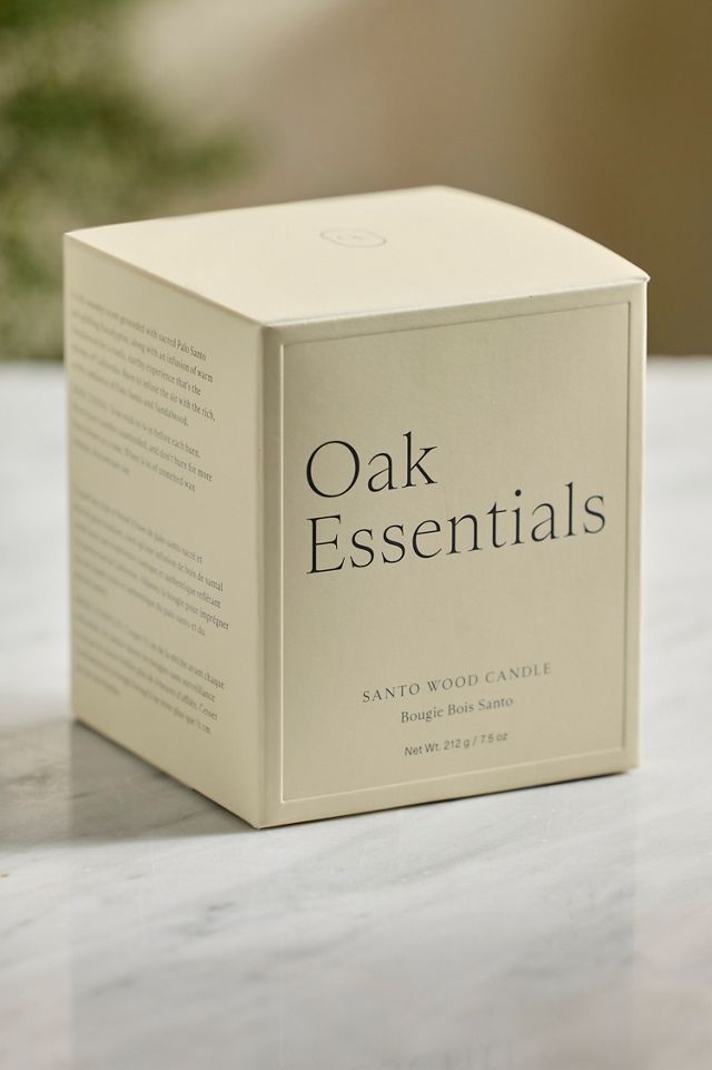 Oak Essentials Santo Wood Candle #1