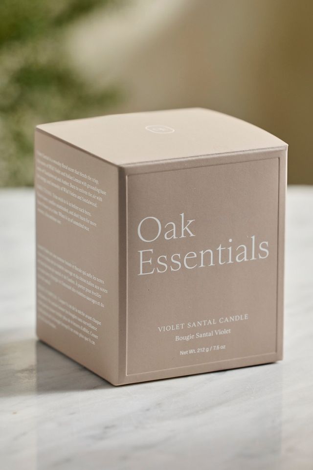 Oak Essentials Violet Santal Candle #1