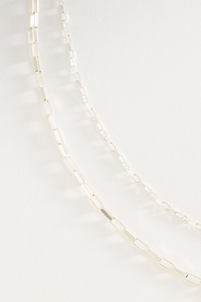 Heather Hawkins Draped Drawn Box Chain Necklace #1