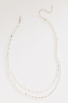 Heather Hawkins Draped Drawn Box Chain Necklace