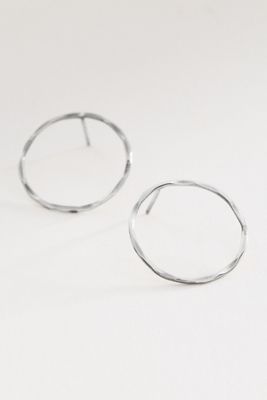 Heather Hawkins Circle Stud Earrings