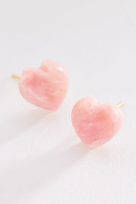 Heather Hawkins Heart Stud Earrings