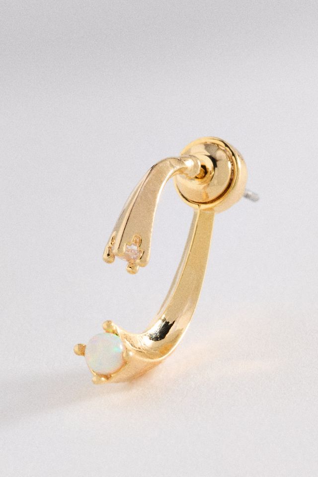 Crystal Front-Back Drop Earrings #1