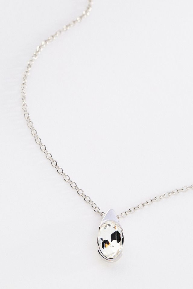 Delicate Bezel Necklace #1