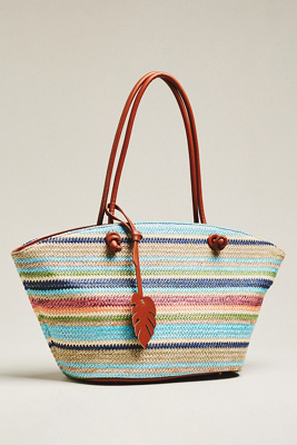 Jessica Raffia Tote Bag
