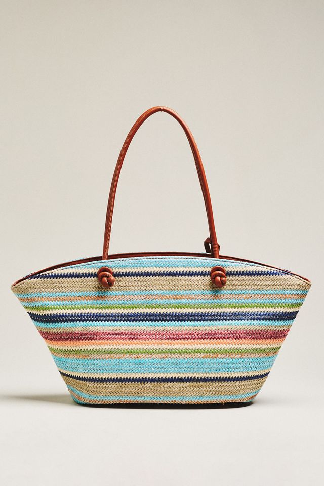 Aota Jessica Raffia Tote Bag #1
