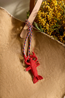 Iraca Animal Icon Bag Charm | Anthropologie