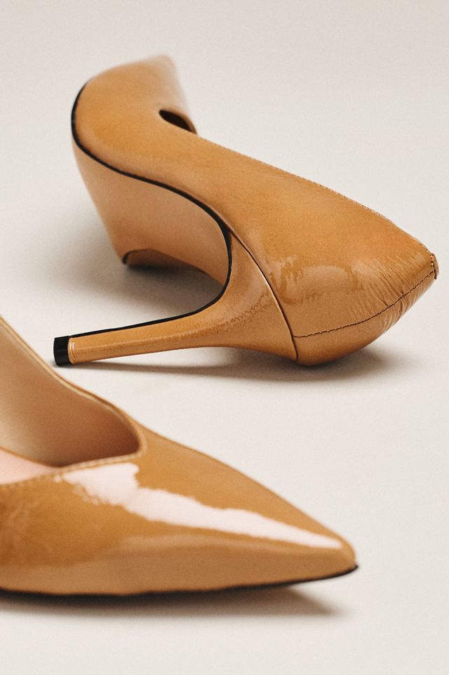 Maeve Leather Pointed-Toe Stiletto Heels #2