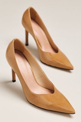 Maeve Leather Pointed-Toe Stiletto Heels