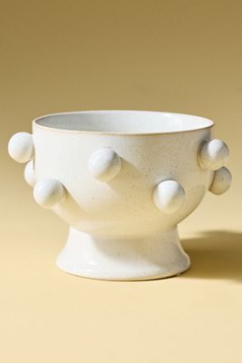 Footed Stoneware Vessel