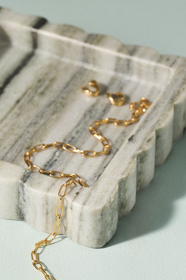 Marble Scalloped Trinket #1