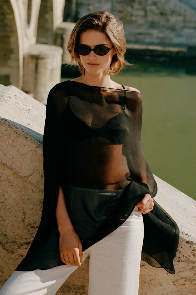 Reality Eyewear Bessette Slim Sunglasses | Anthropologie display picture 1