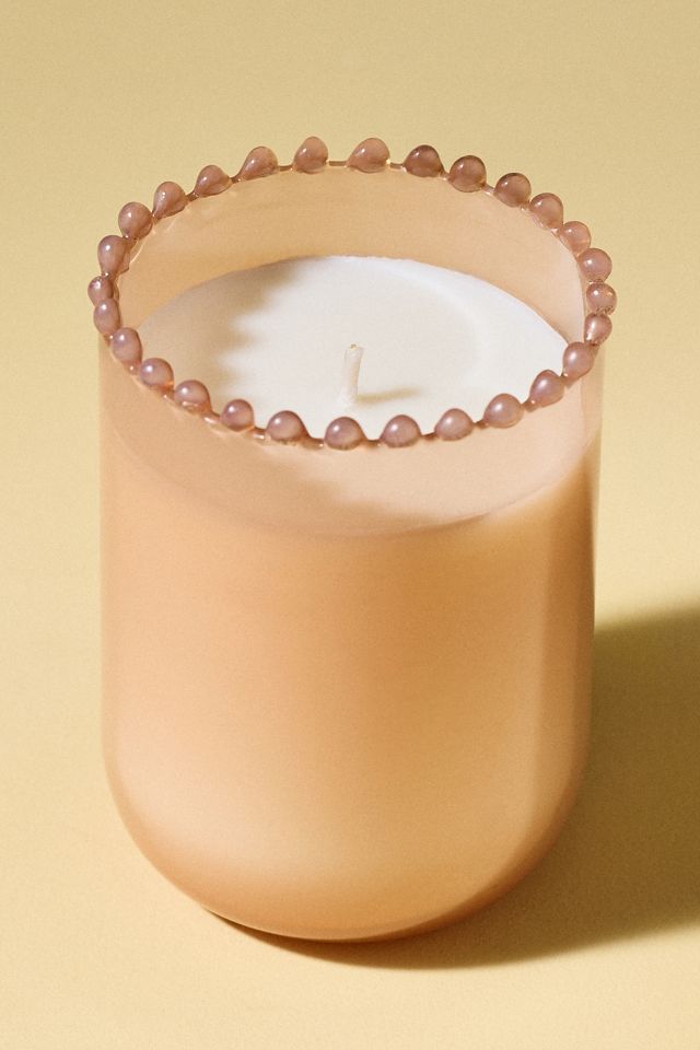 Dotted Rim Woody Juniper & Cedar Glass Candle #2