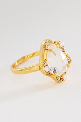 Bezel Freeform Gem Ring