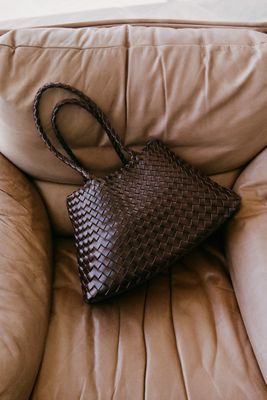 By Anthropologie Calla Large Woven Shoulder Bag