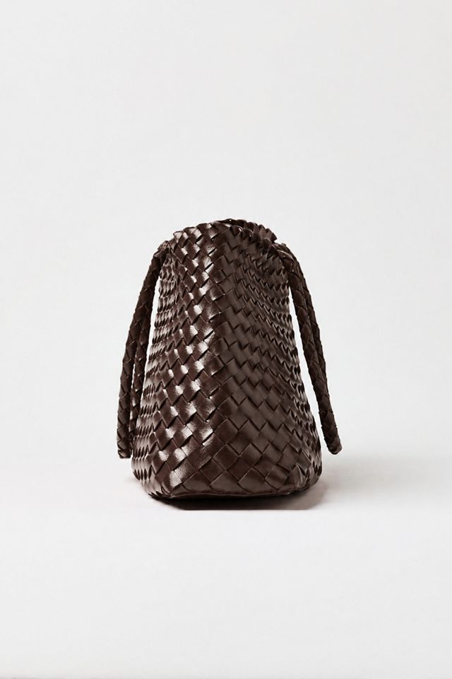 Calla Large Woven Satchel Bag #2
