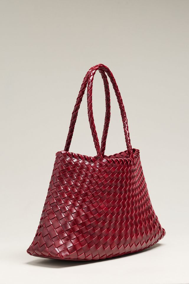 Calla Large Woven Satchel Bag #1