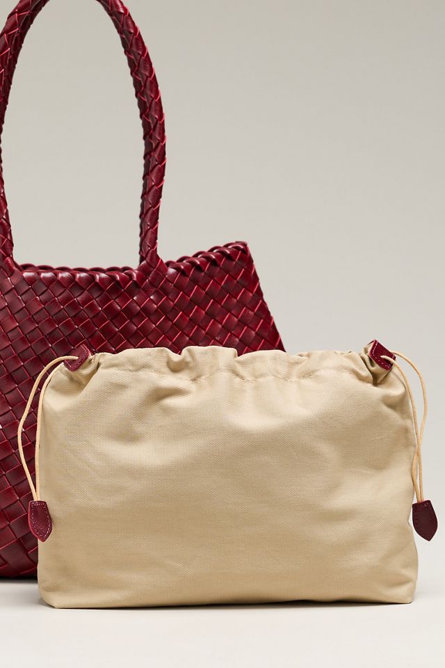 Calla Large Woven Satchel Bag #2