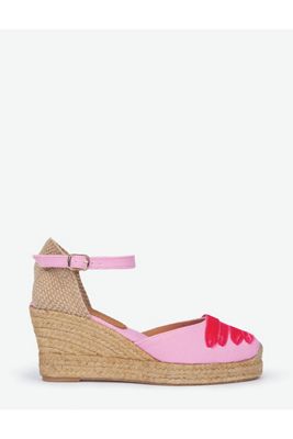 Penelope Chilvers Mary Jane Dali Espadrille Wedges