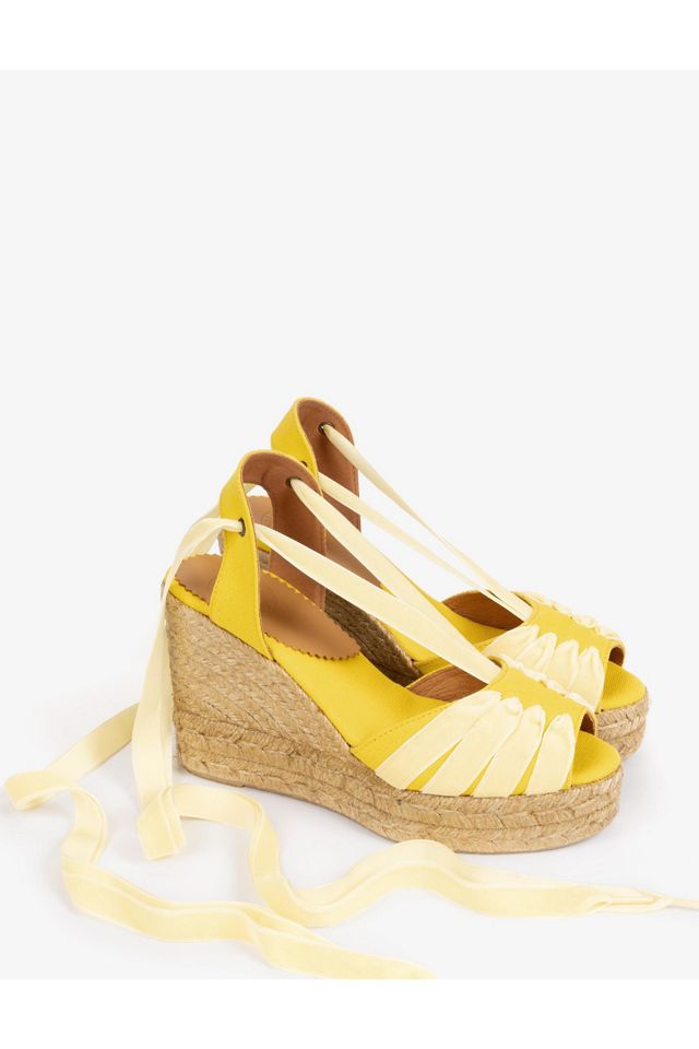 Penelope Chilvers High Catalina Dali Espadrille Wedges #1