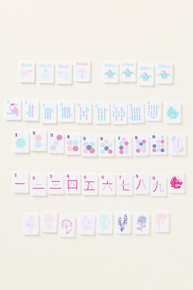 Mini Mahjer Kids Mahjong Game Set #1