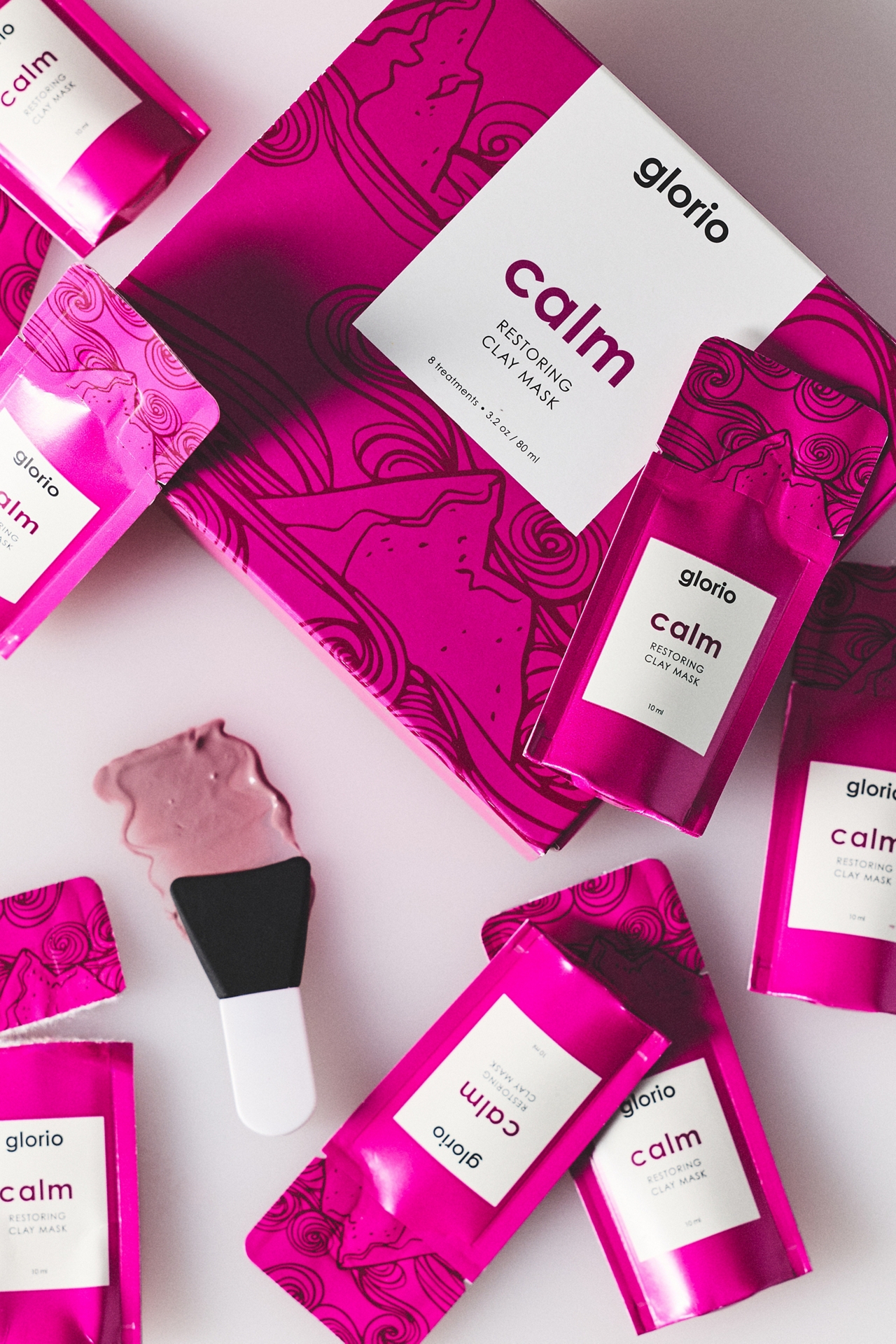 Glorio Calm Restoring Clay Mask Box Set