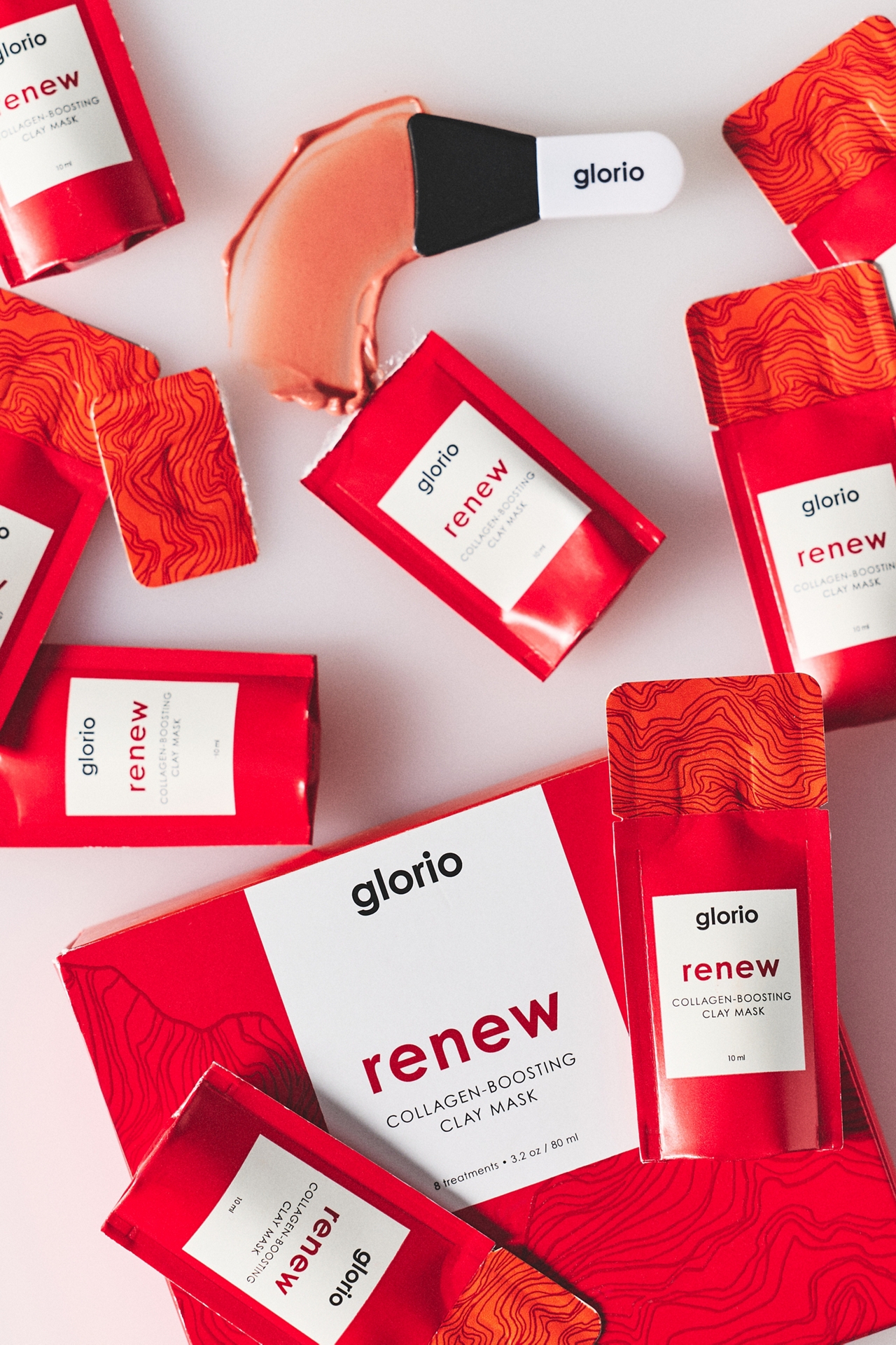 Glorio Renew Collagen-Boosting Clay Mask Box Set 
