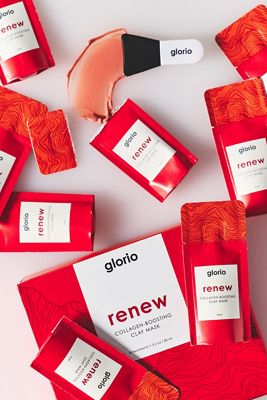 Glorio Renew Collagen-Boosting Clay Mask Box Set 