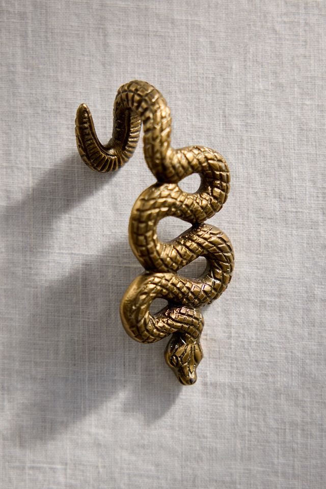 Brass Snake Pot Hanger #2