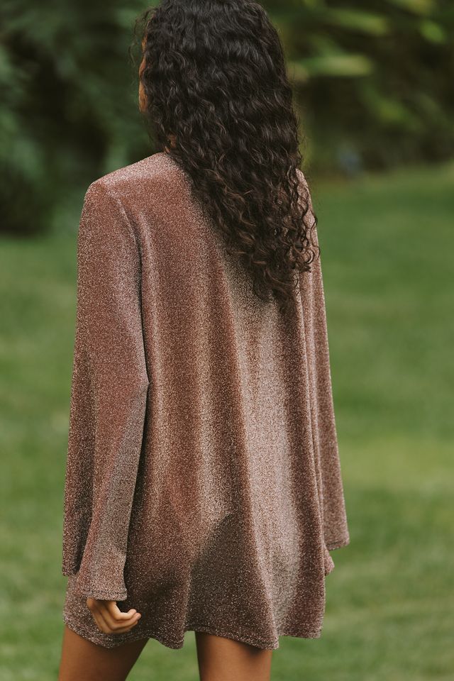 By Anthropologie Long-Sleeve Shimmer Kaftan #1