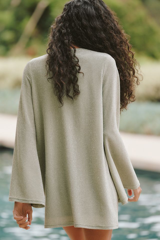 By Anthropologie Long-Sleeve Shimmer Kaftan #2