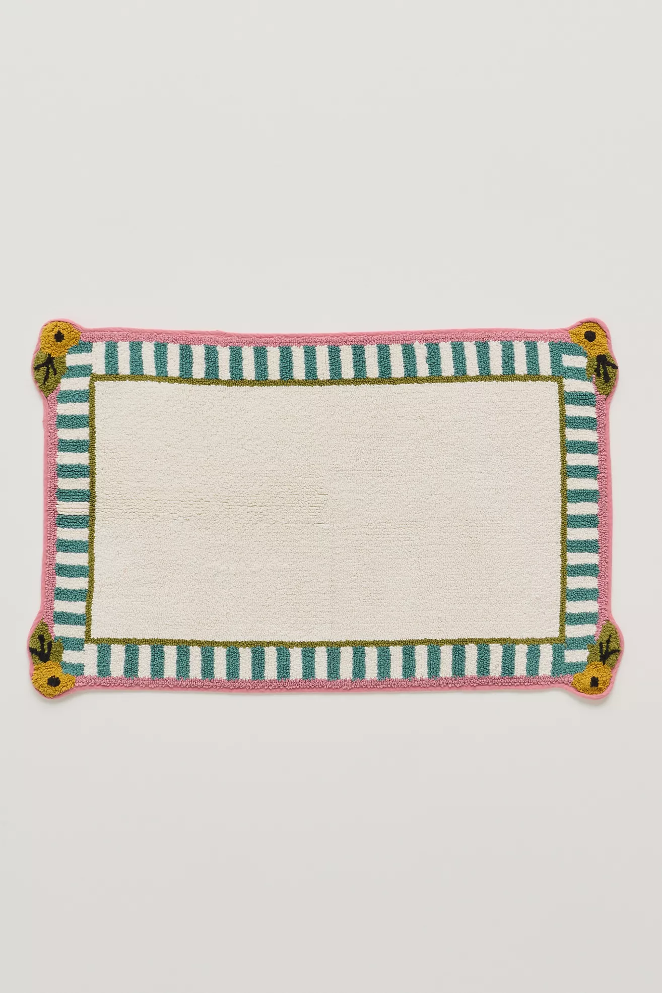 Grace Cotton Floral Tufted Bath Mat