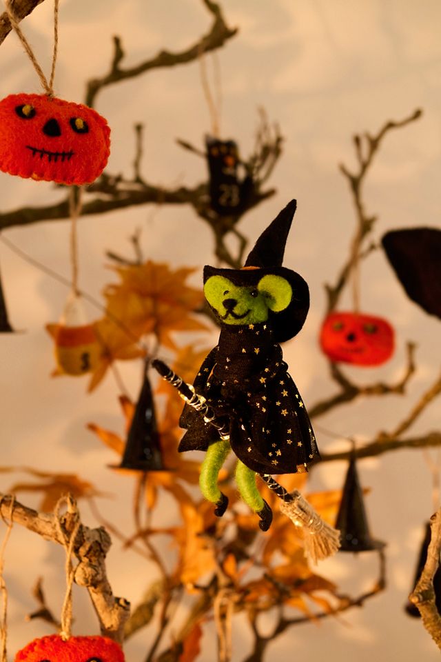 Mouse Witch Illuminated Felt Critter #3