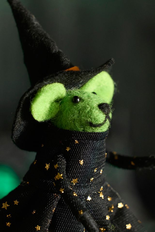 Mouse Witch Illuminated Felt Critter #1