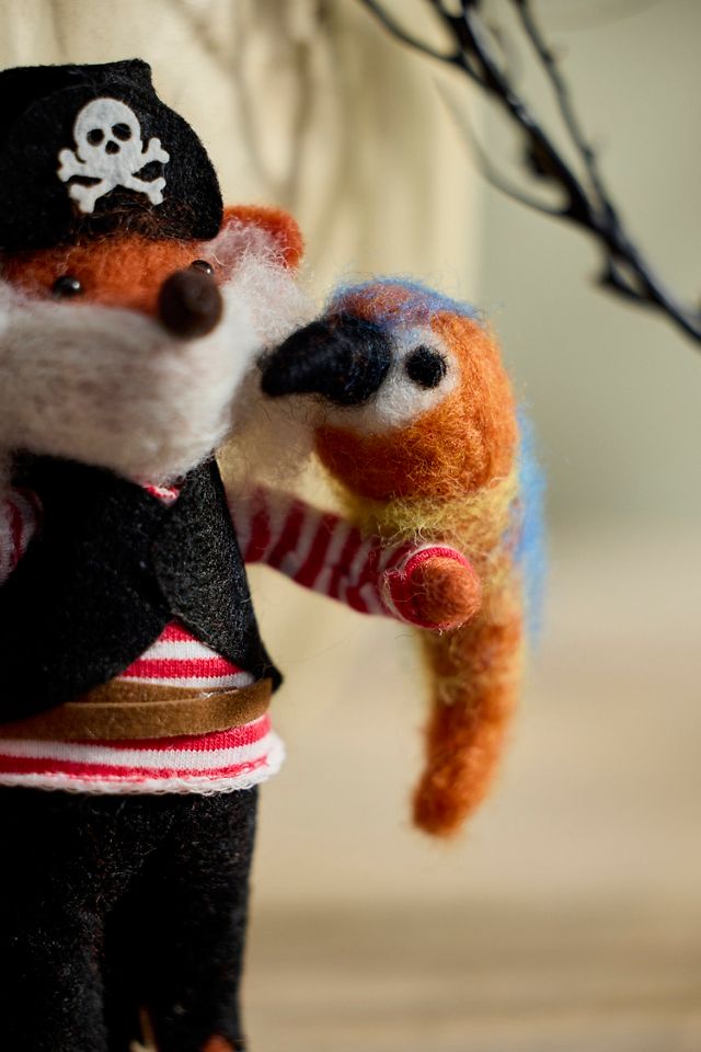 Pirate Fox Felt Critter #1