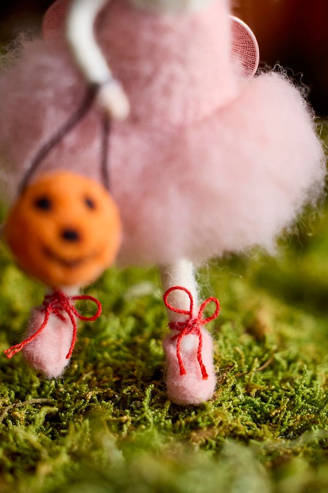 Ballerina Mouse Felt Critter #1