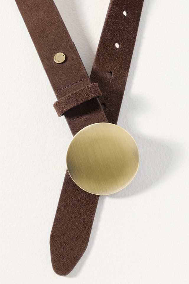 rag & bone Dara Suede Belt #1