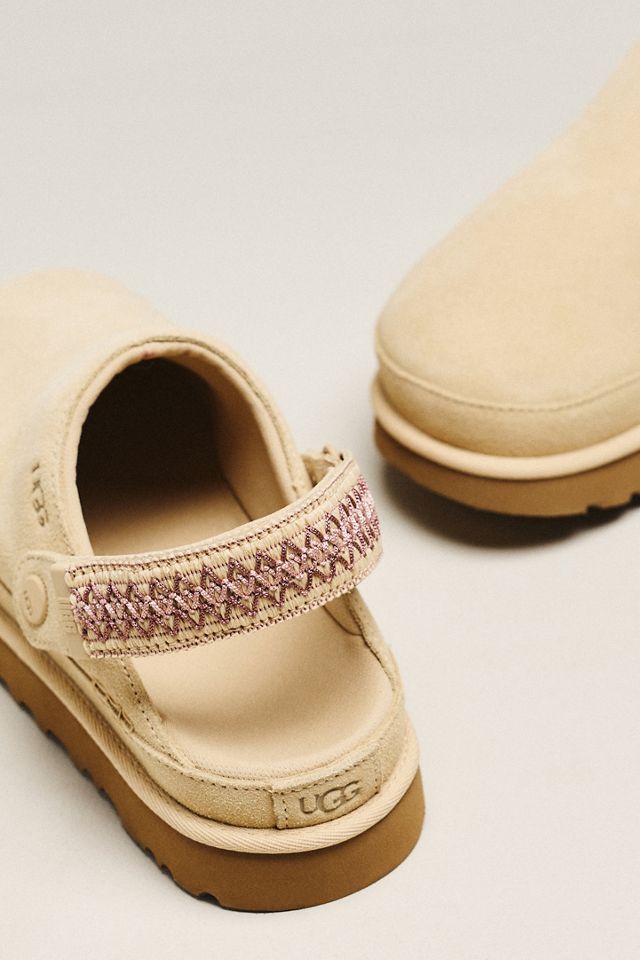 UGG® Goldenstar UGGbraid Back Strap Platform Clogs #2