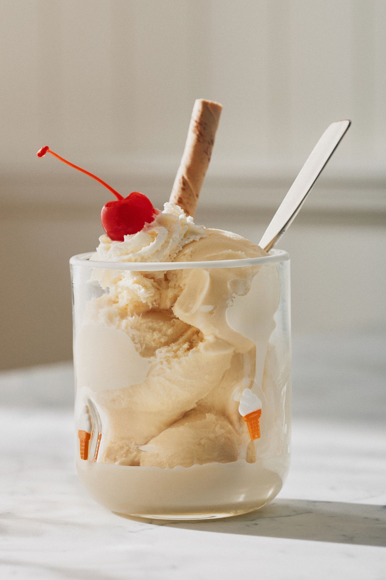 The Boardwalk Icon Juice Glass - Ice Cream, One Size