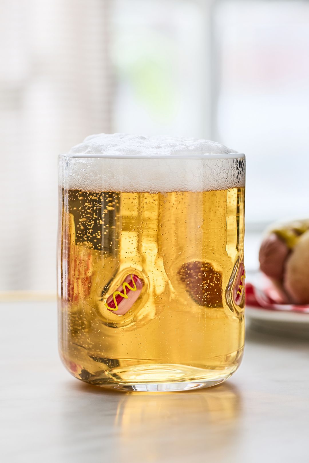 The Boardwalk Icon Juice Glass - Hot Dog, One Size