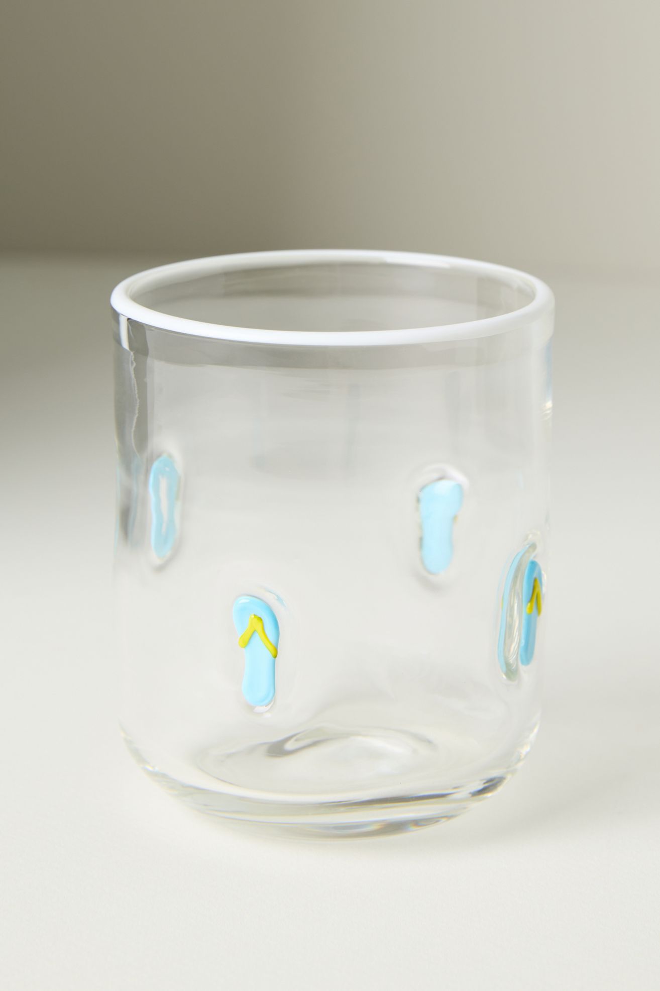 The Boardwalk Icon Juice Glass - Flip Flop, One Size