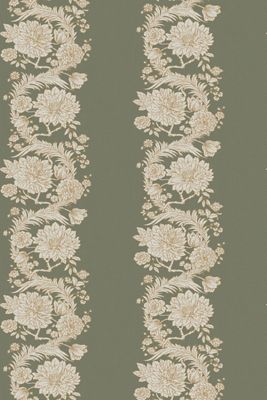 Gisela Floral Columns Wallpaper