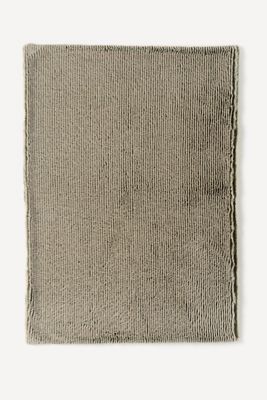 Striped Jacquard Faux Fur Throw