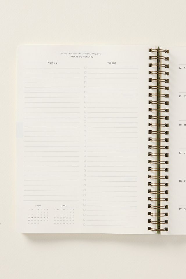 17-Month Softcover Spiral Planner #2