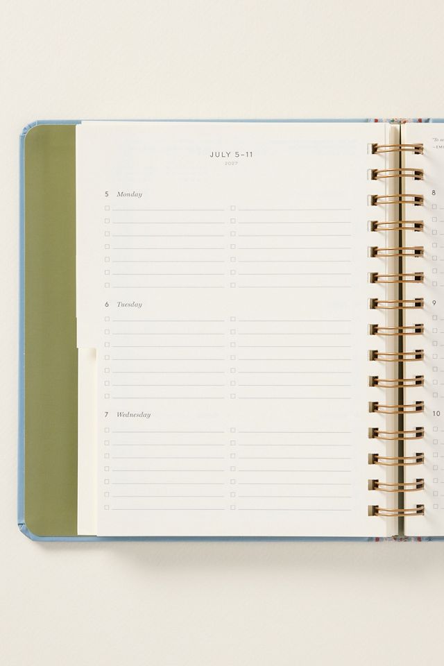 Paisley 17-Month Hardcover Spiral Planner #1