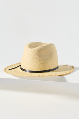 Western Boho Wide Brim Fedora Oatmeal Straw Breathable Beach Panama HAT ATTACK Hat Attack Women main image 4
