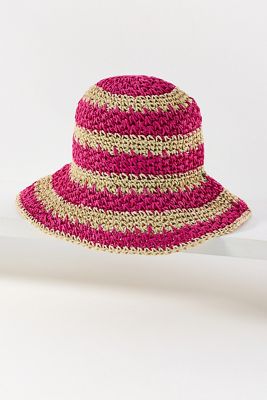Cheveux Corp. Straw Bucket Hat
